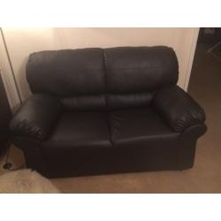 2 seater leather sofa