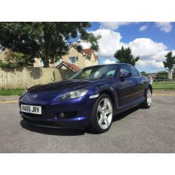 2005 MAZDA RX-8 END JUNE 17 MOT NO ADVISORIES STUNNING CAR