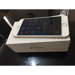 Apple iPhone 6 plus gold 128gb unlock all networks like new condition