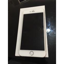 Apple iPhone 6 plus gold 128gb unlock all networks like new condition