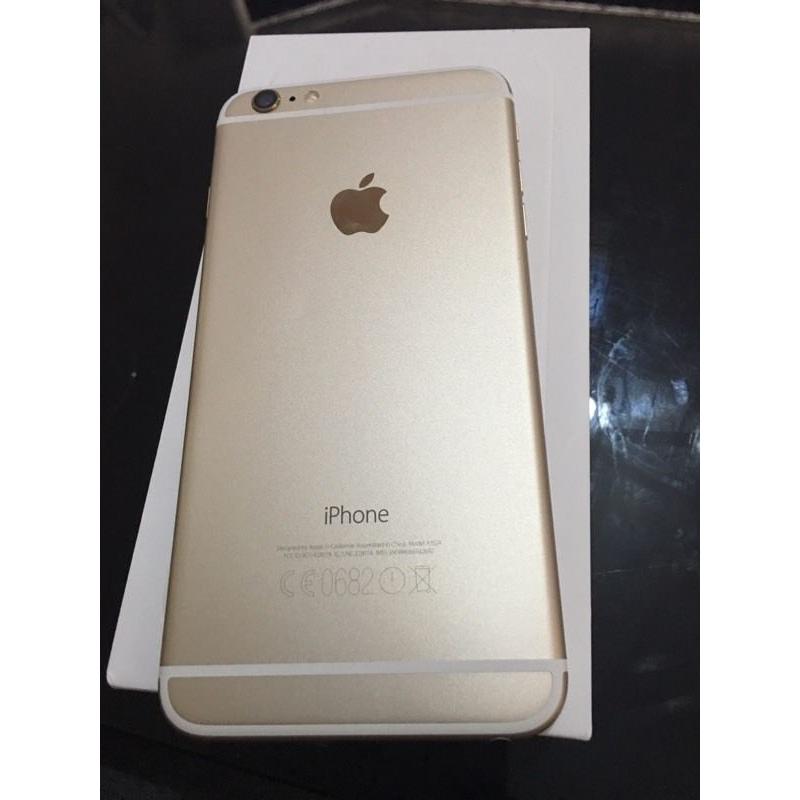 Apple iPhone 6 plus gold 128gb unlock all networks like new condition