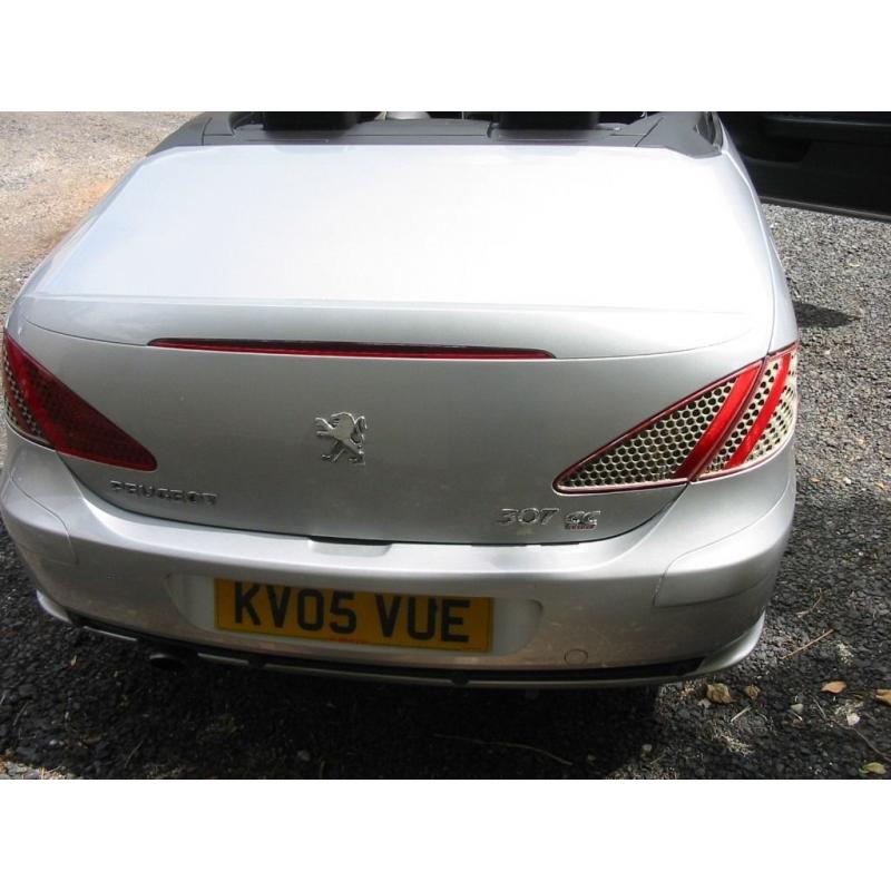 PEUGEOT 307 CONVERTIBLE for sale