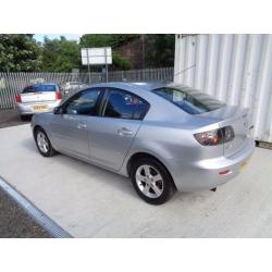 MAZDA 3 TS 2006 SILVER 4 DOOR SALOON 98,000 MILES MOT: 30/01/17 ONE OWNER FROM NEW PART SERVICE