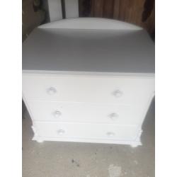 Painted Pine Set of Drawers