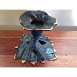 Bronze candlestick in Art Nouveau style