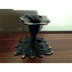 Bronze candlestick in Art Nouveau style