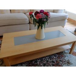 Glass top Coffee table