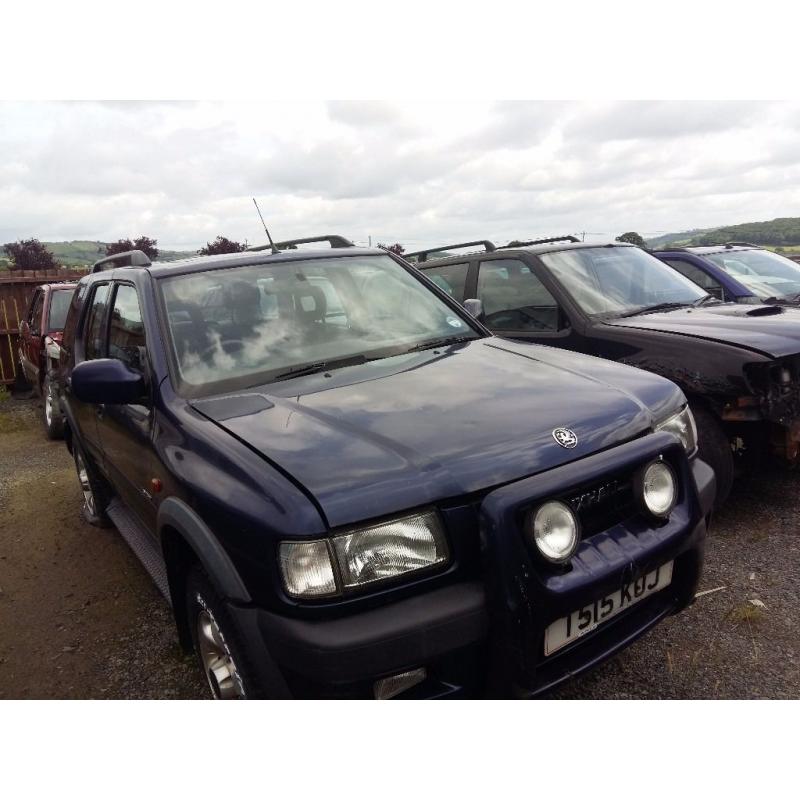 breaking vauxhall frontera diesel 4x4