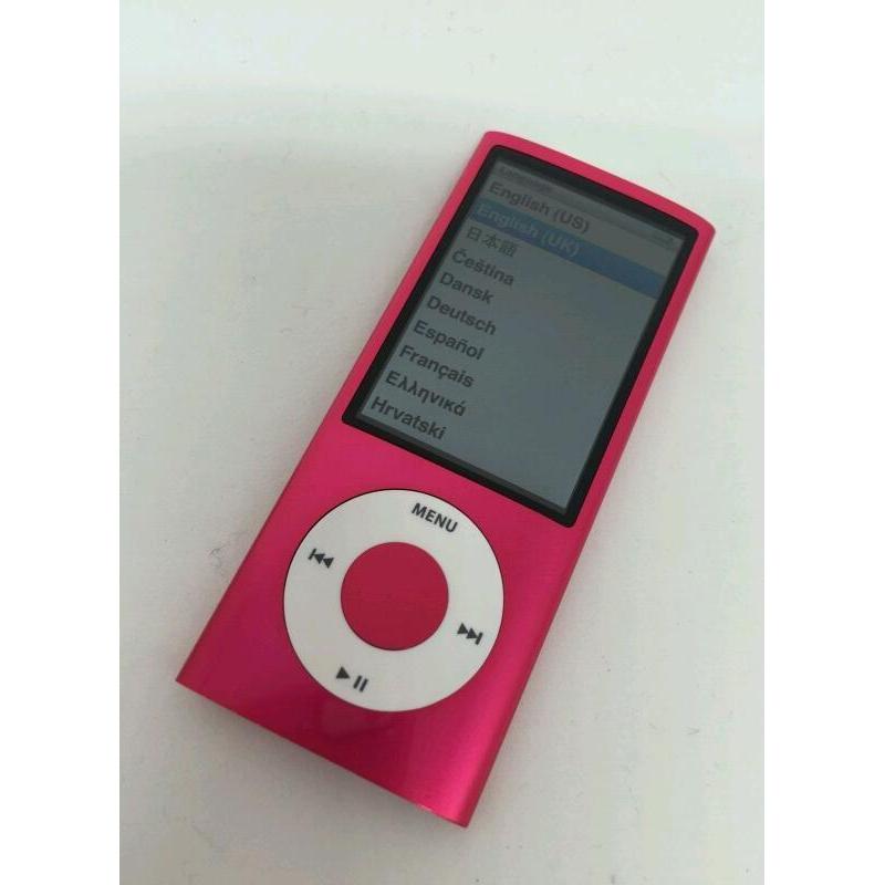 Pink iPod nano 5th generation