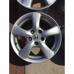 Honda Civic 16inch Alloys very good condition