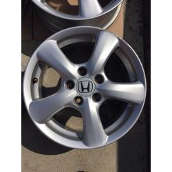 Honda Civic 16inch Alloys very good condition