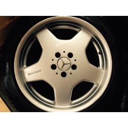 Genuine Mercedes Benz AMG DISH alloys 18" with 4 tyres