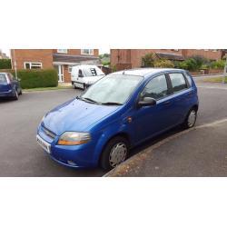 Chevrolet Kalos 1.2 Petrol 2005, 6 Months MOT, Engine Problem