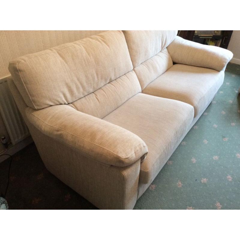 Quality 2 pice suite - large sofa and armchair