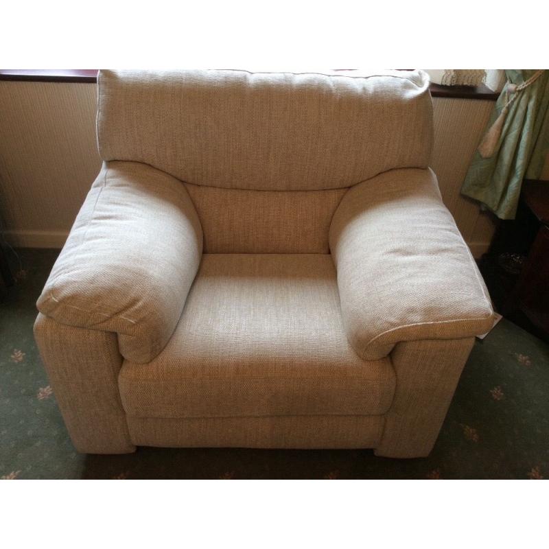 Quality 2 pice suite - large sofa and armchair