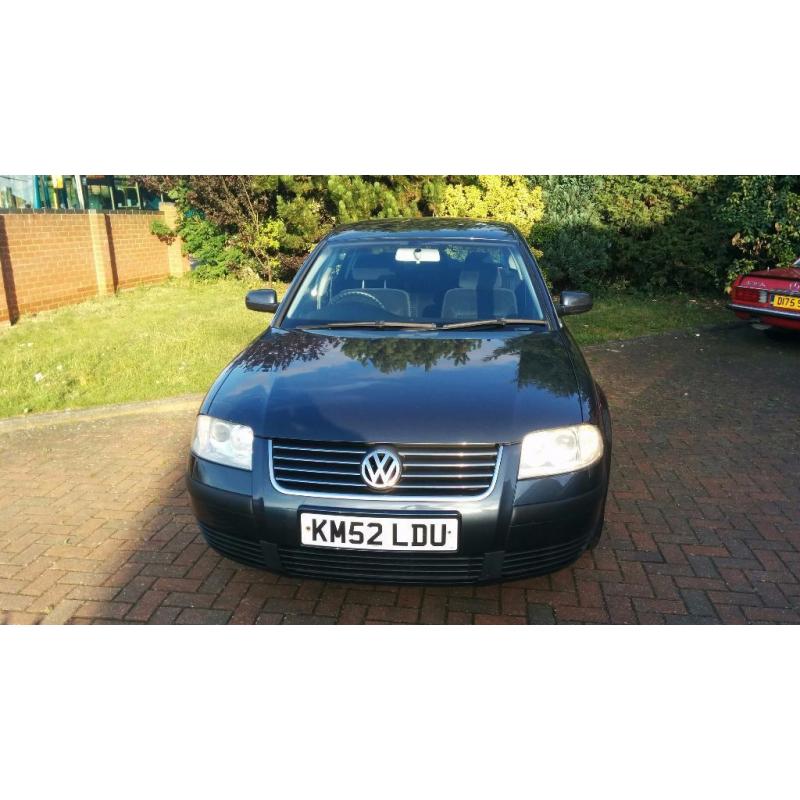 2002 Reg VW Passat Tdi 130 Bhp, Grey, 87,000 miles, MOT