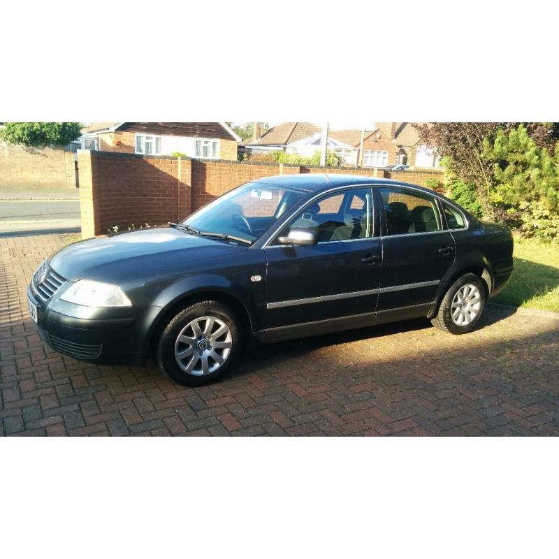 2002 Reg VW Passat Tdi 130 Bhp, Grey, 87,000 miles, MOT