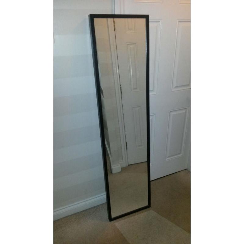 STAVE Mirror, black-brown from IKEA