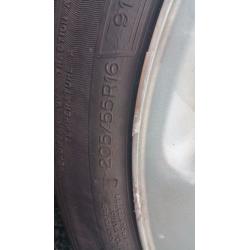 8x Audi Volkswagen BMW Alloys with Tyres for Sale