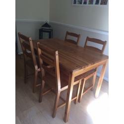 Dining table with 4 chairs