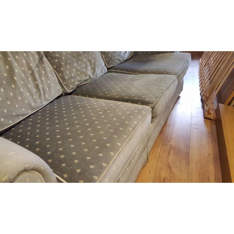 Two and Three-seater Sofas in Grey in Good Condition