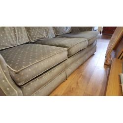 Two and Three-seater Sofas in Grey in Good Condition