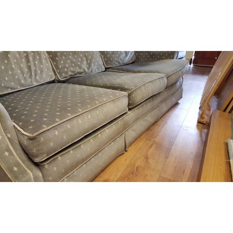 Two and Three-seater Sofas in Grey in Good Condition