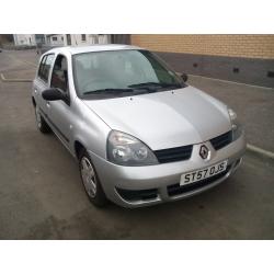 renault clio campus 1.2 2008 57 plate 5door 17,000miles super low mileage