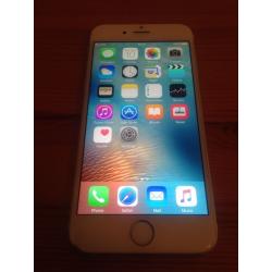 White/gold iPhone 6 (Vodafone, free delivery, more phones available)