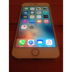 White/gold iPhone 6 (Vodafone, free delivery, more phones available)