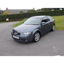 2004 54 AUDI A3 2.0 TDI SPORT 3 DOOR MOT SEPTEMBER 2017