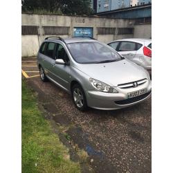 Peugeot 307 2.0 HDi Diesel 94k miles Mot Feb 2017