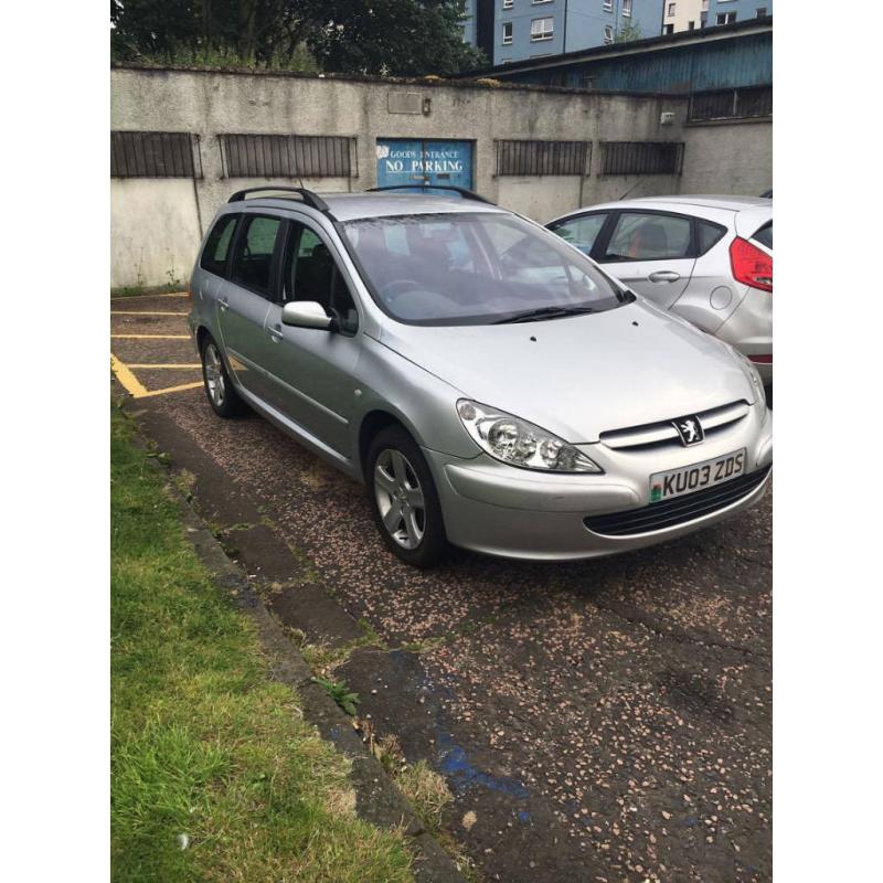 Peugeot 307 2.0 HDi Diesel 94k miles Mot Feb 2017