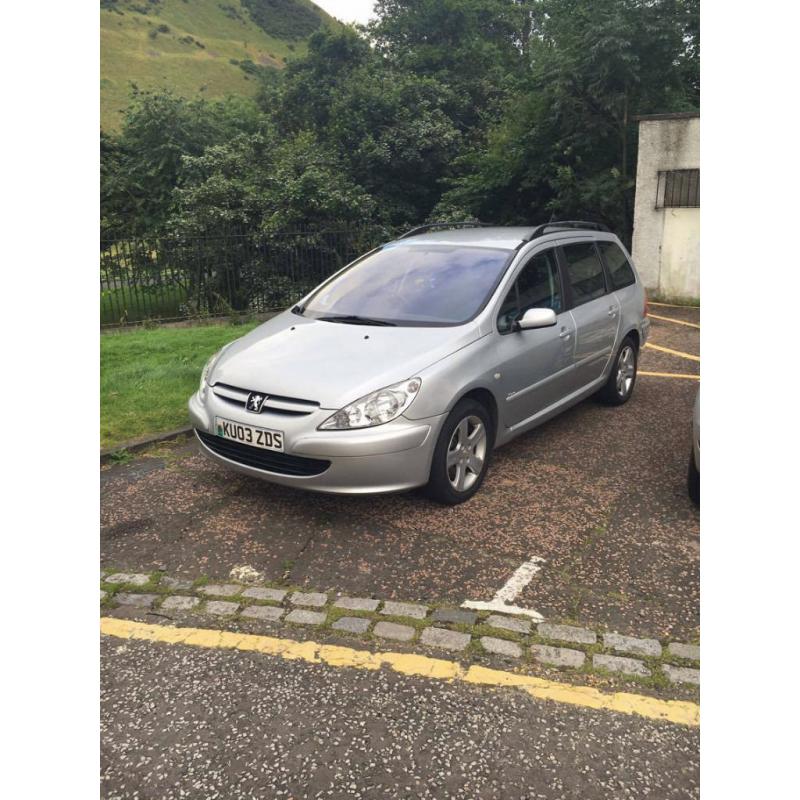 Peugeot 307 2.0 HDi Diesel 94k miles Mot Feb 2017