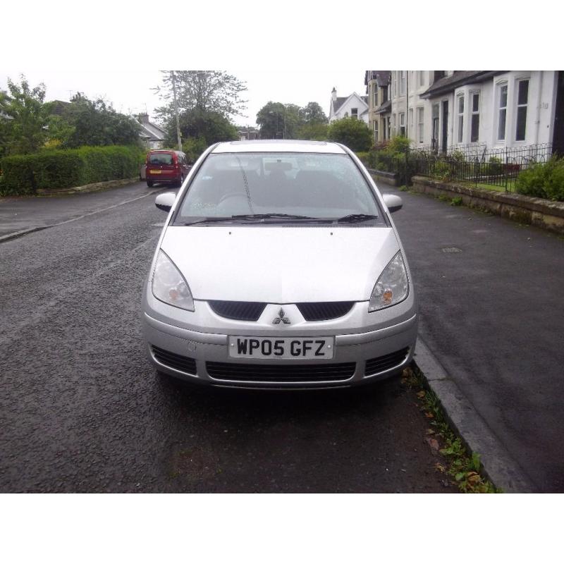 mitsubishi colt 1.3 equippe 05 reg low mileage 1 years mot