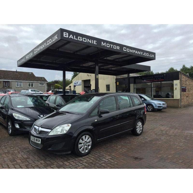 2008 Vauxhall Zafira 1.6 i 16v Exclusiv 5dr