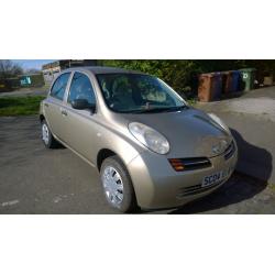 NISSAN MICRA s 1.2 PETROL,2004 ,5DR HATCHBACK,