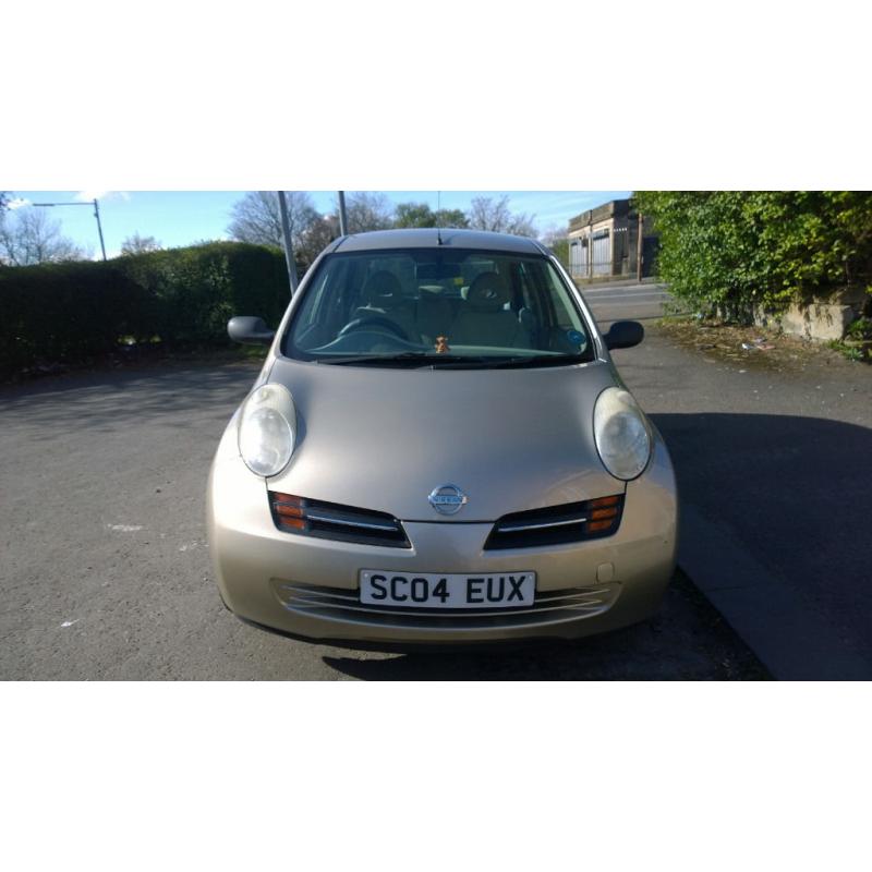 NISSAN MICRA s 1.2 PETROL,2004 ,5DR HATCHBACK,