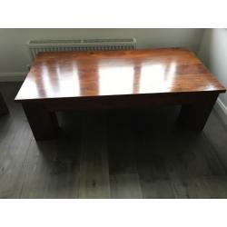 Dark Wood Coffee Table