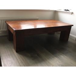 Dark Wood Coffee Table