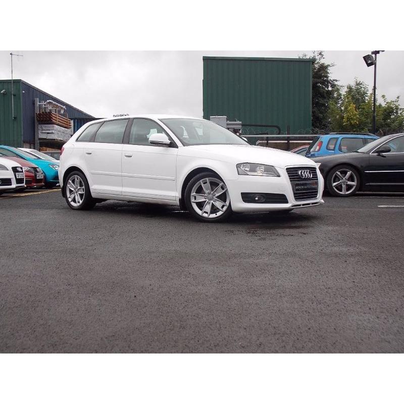 Audi A3 2.0 TDI Sport Sportback 5dr (white) 2010