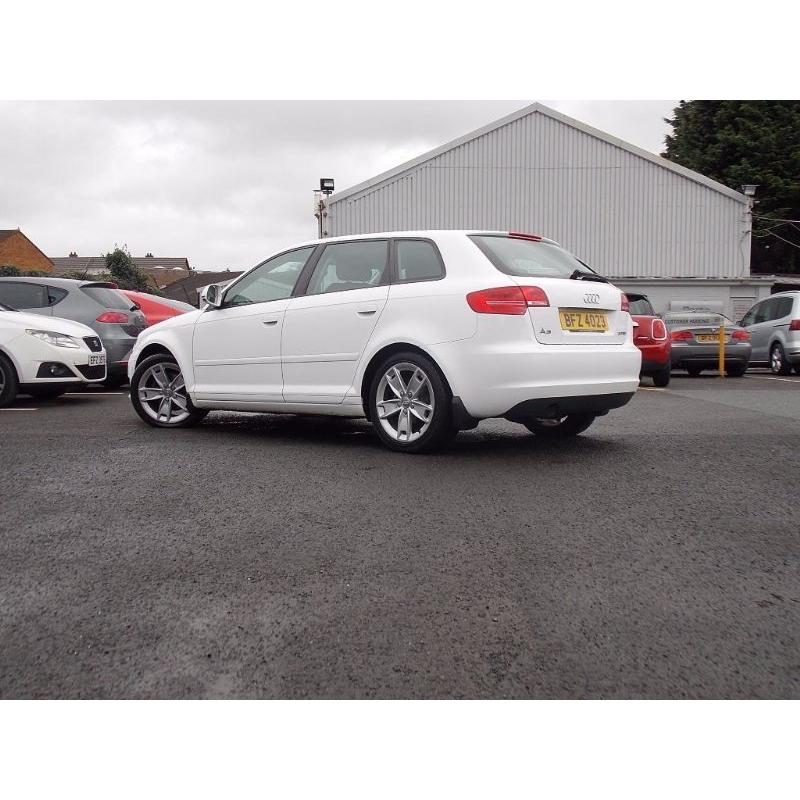 Audi A3 2.0 TDI Sport Sportback 5dr (white) 2010