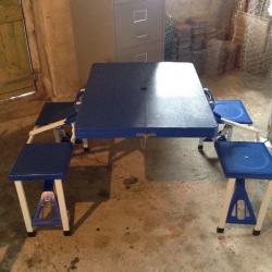 Folding camping/ picnic table and chairs