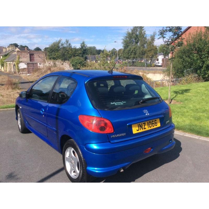 Peugeot 206 Verve 1.4 Petrol. 84757 miles. Next mot April 2017.