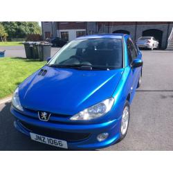 Peugeot 206 Verve 1.4 Petrol. 84757 miles. Next mot April 2017.