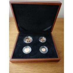 2013 British Gold 4 Coin Proof Set.