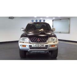 2003 03 MITSUBISHI L200 2.5 4LIFE LWB DCB 4WD 1D DIESEL*PART EX WELCOME*24 HOUR INSURANCE*WARRANTY*