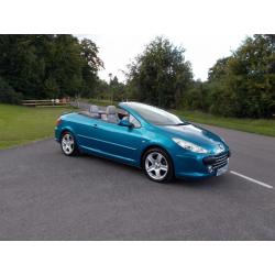 2006 06 PEUGEOT 307 CC 2.0 HDI SE CONVERTIBLE MOT SEPTEMBER 2017