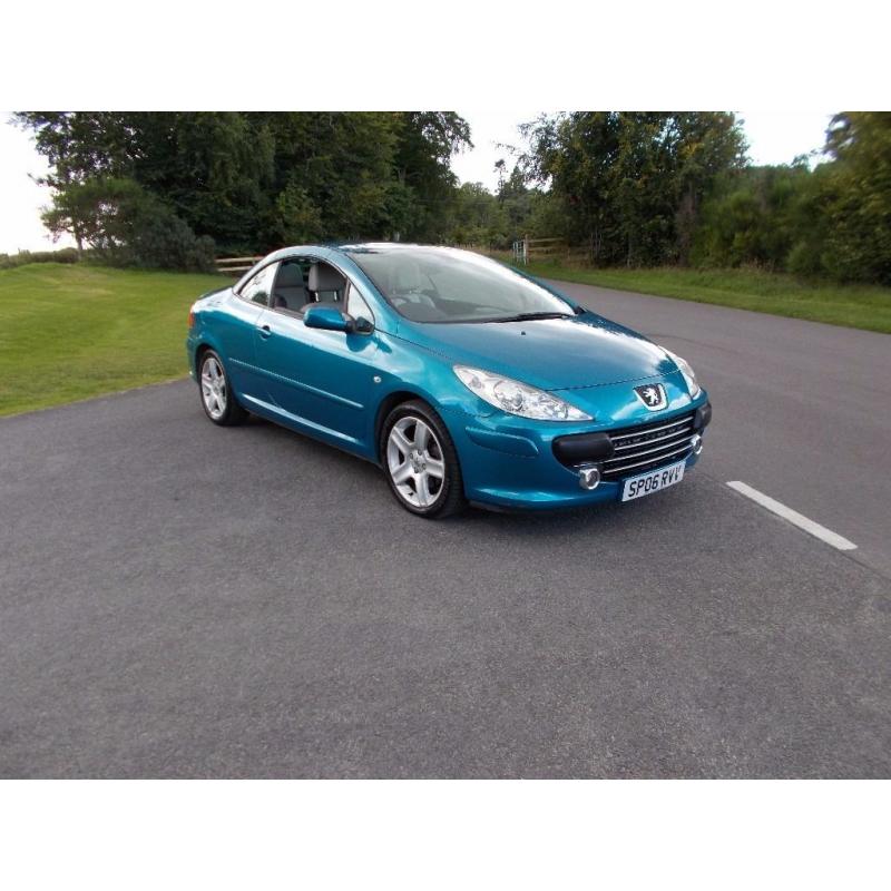 2006 06 PEUGEOT 307 CC 2.0 HDI SE CONVERTIBLE MOT SEPTEMBER 2017