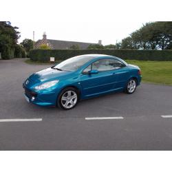 2006 06 PEUGEOT 307 CC 2.0 HDI SE CONVERTIBLE MOT SEPTEMBER 2017